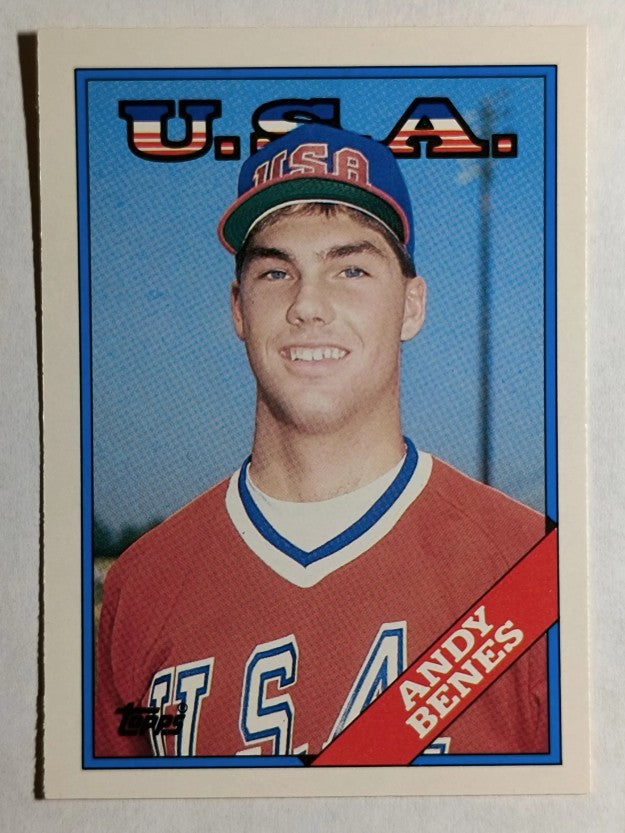 1988 Topps Traded #14T Andy Benes OLY XRC