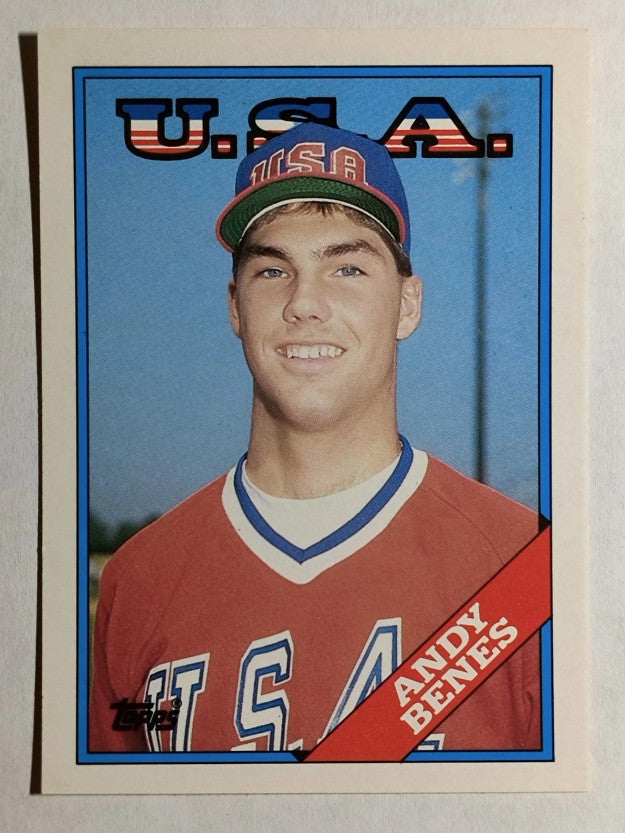 1988 Topps Traded #14T Andy Benes OLY XRC