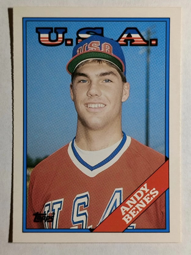 1988 Topps Traded #14T Andy Benes OLY XRC