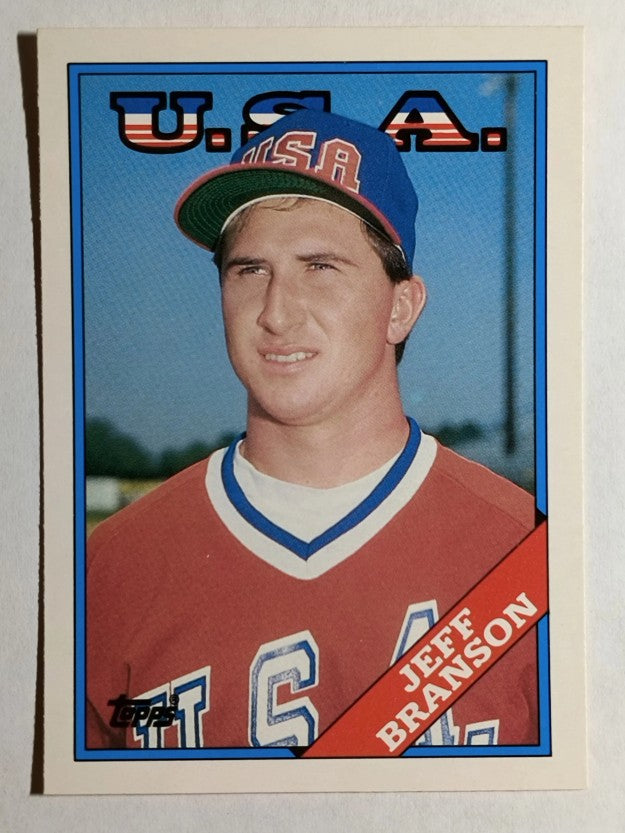 1988 Topps Traded #19T Jeff Branson XRC OLY