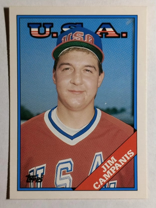 1988 Topps Traded #23T Jim Campanis OLY XRC