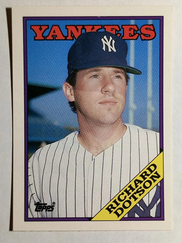 1988 Topps Traded #35T Richard Dotson