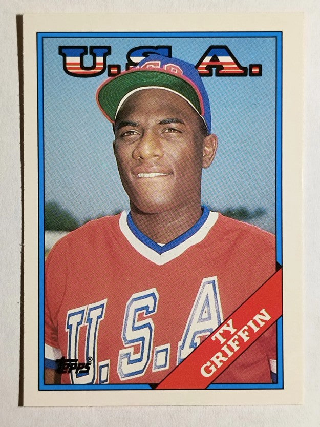 1988 Topps Traded #44T Ty Griffin OLY