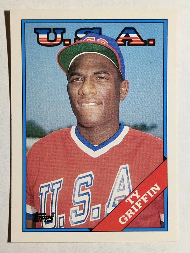 1988 Topps Traded #44T Ty Griffin OLY