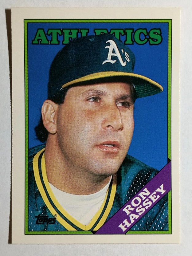 1988 Topps Traded #46T Ron Hassey