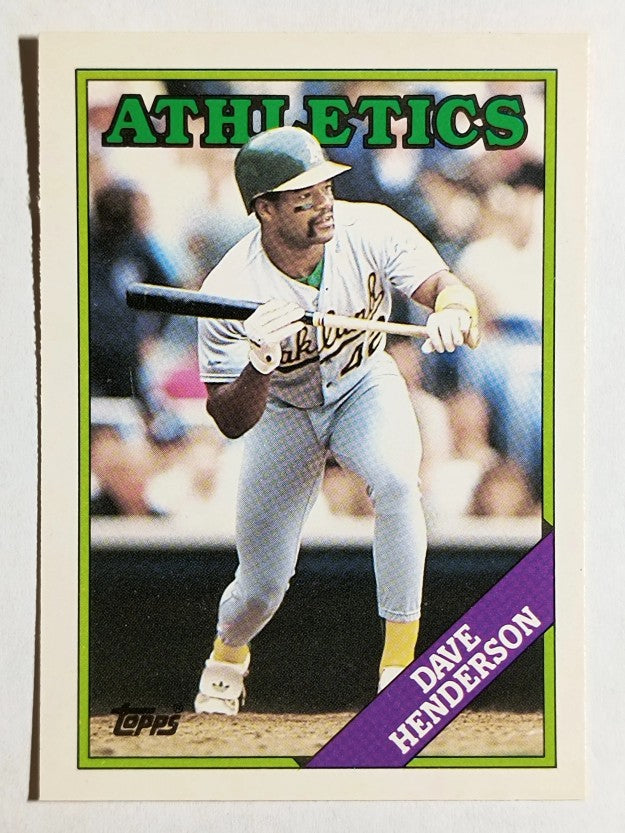 1988 Topps Traded #48T Dave Henderson