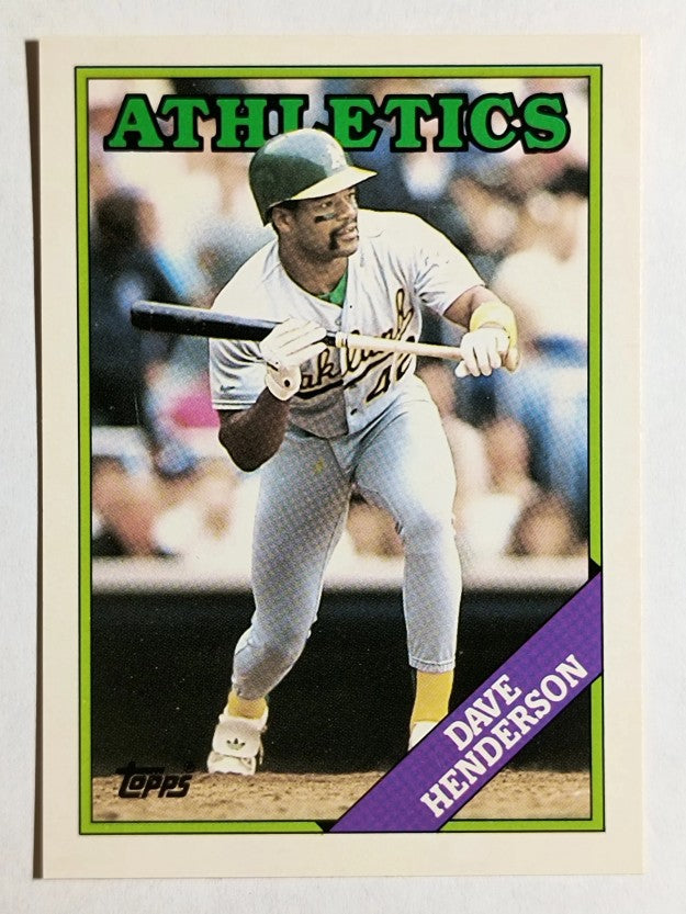 1988 Topps Traded #48T Dave Henderson