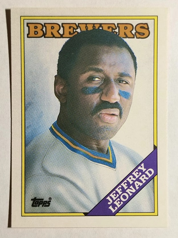 1988 Topps Traded #61T Jeffrey Leonard
