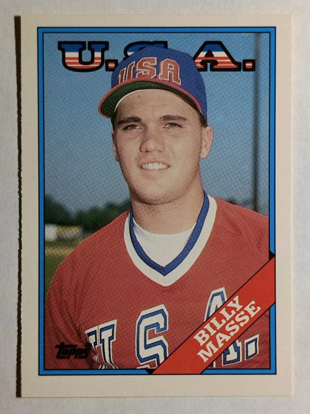 1988 Topps Traded #67T Billy Masse OLY XRC