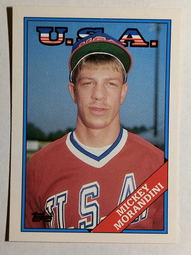 1988 Topps Traded #71T Mickey Morandini OLY XRC