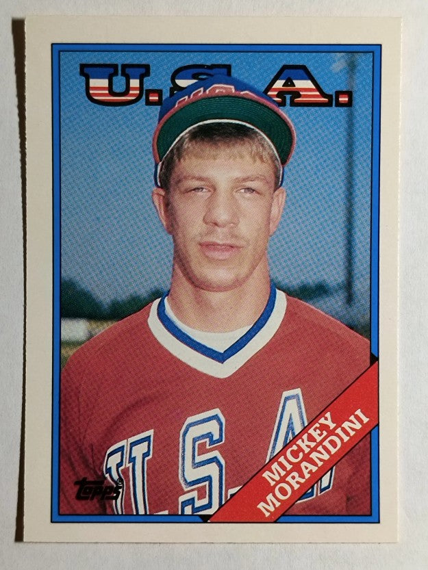 1988 Topps Traded #71T Mickey Morandini OLY XRC
