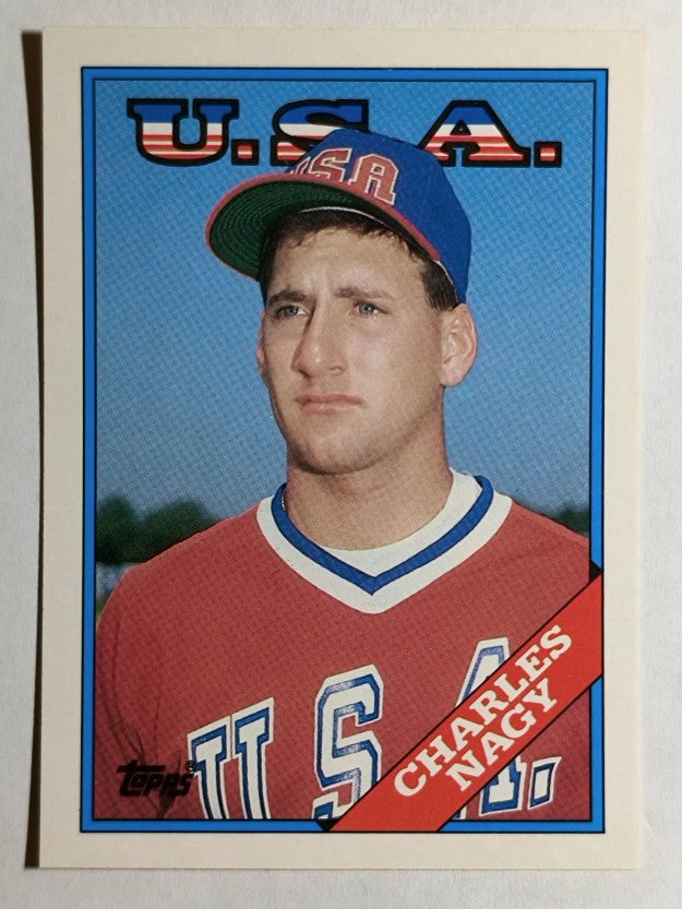 1988 Topps Traded #74T Charles Nagy OLY XRC