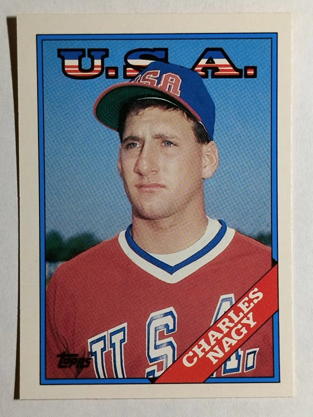 1988 Topps Traded #74T Charles Nagy OLY XRC