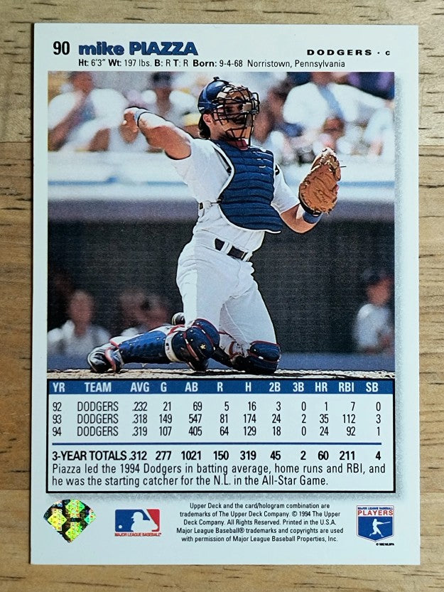 1995 Collector's Choice SE #90 Mike Piazza