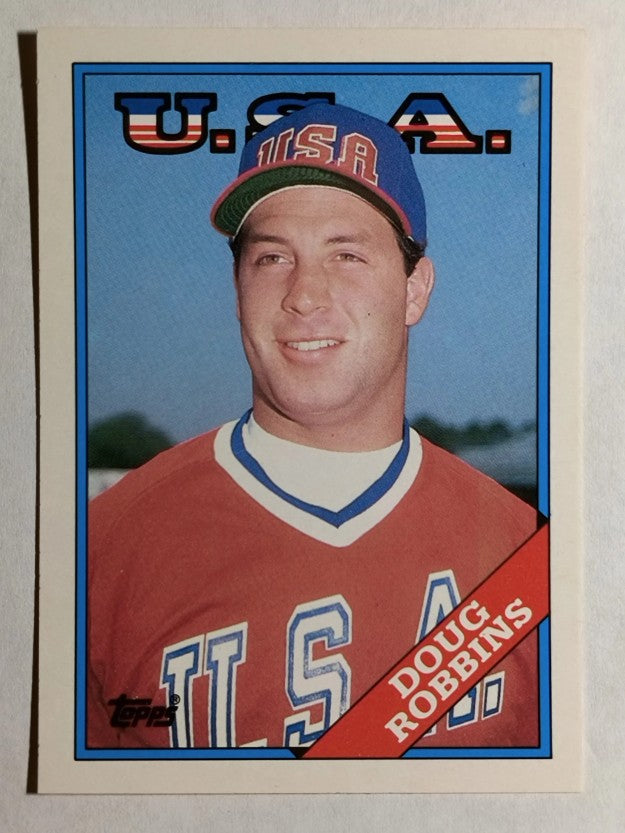 1988 Topps Traded #95T Doug Robbins OLY XRC