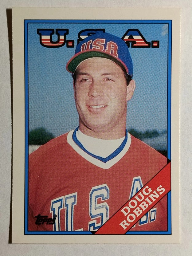 1988 Topps Traded #95T Doug Robbins OLY XRC
