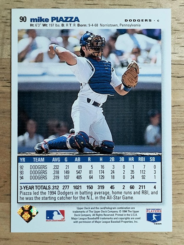 1995 Collector's Choice SE #90 Mike Piazza