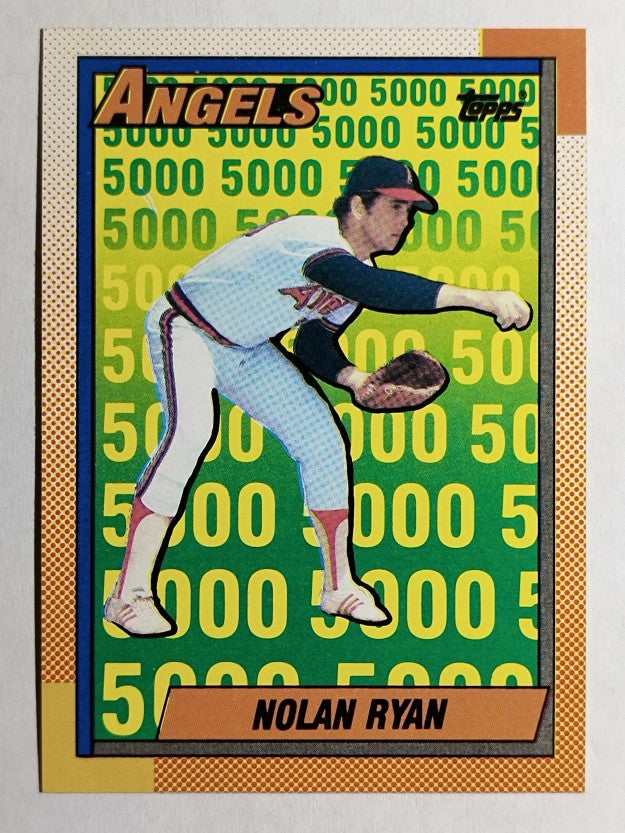 1990 Topps #3 Nolan Ryan Angels