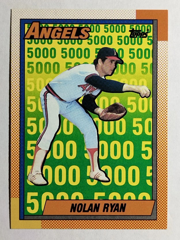 1990 Topps #3 Nolan Ryan Angels
