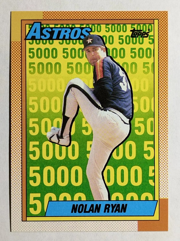 1990 Topps #4 Nolan Ryan Astros