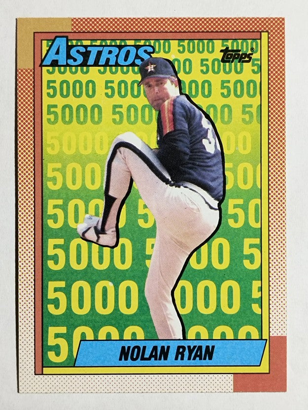 1990 Topps #4 Nolan Ryan Astros