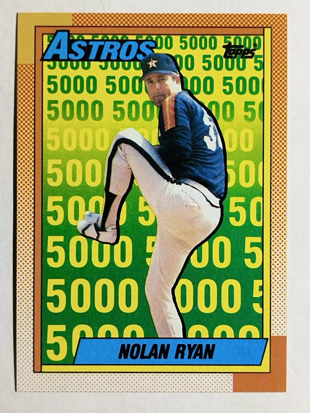 1990 Topps #4 Nolan Ryan Astros