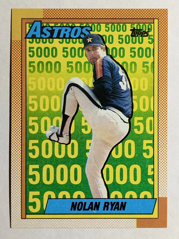 1990 Topps #4 Nolan Ryan Astros