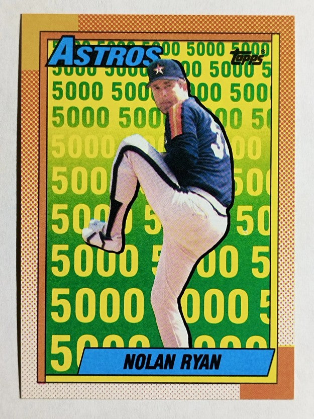 1990 Topps #4 Nolan Ryan Astros