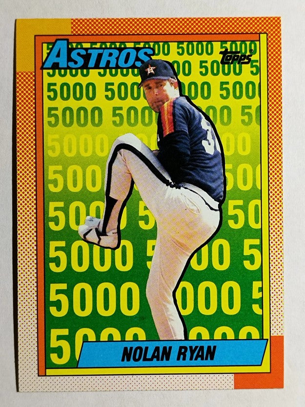 1990 Topps #4 Nolan Ryan Astros