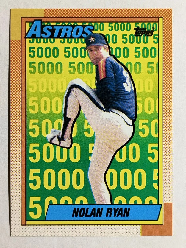 1990 Topps #4 Nolan Ryan Astros