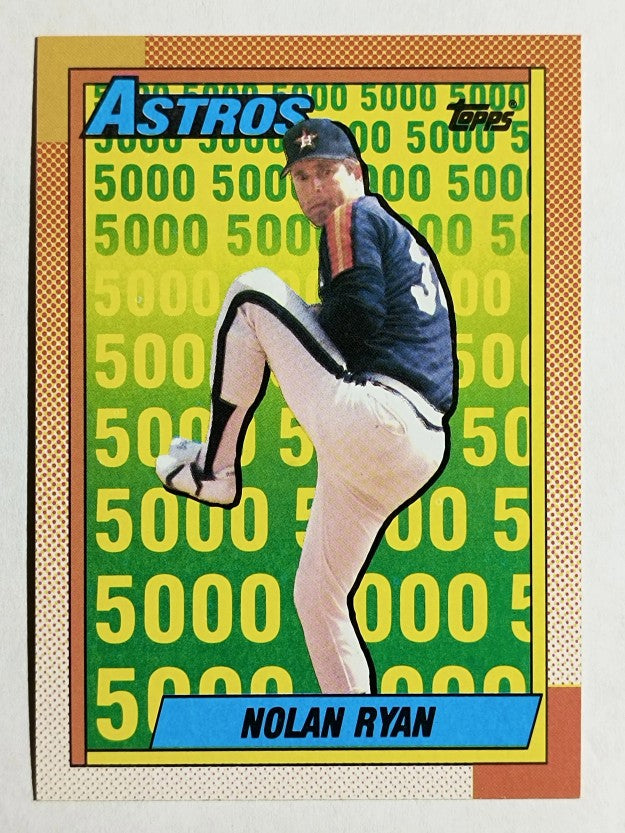 1990 Topps #4 Nolan Ryan Astros