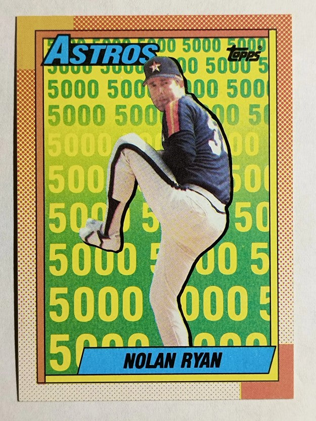1990 Topps #4 Nolan Ryan Astros
