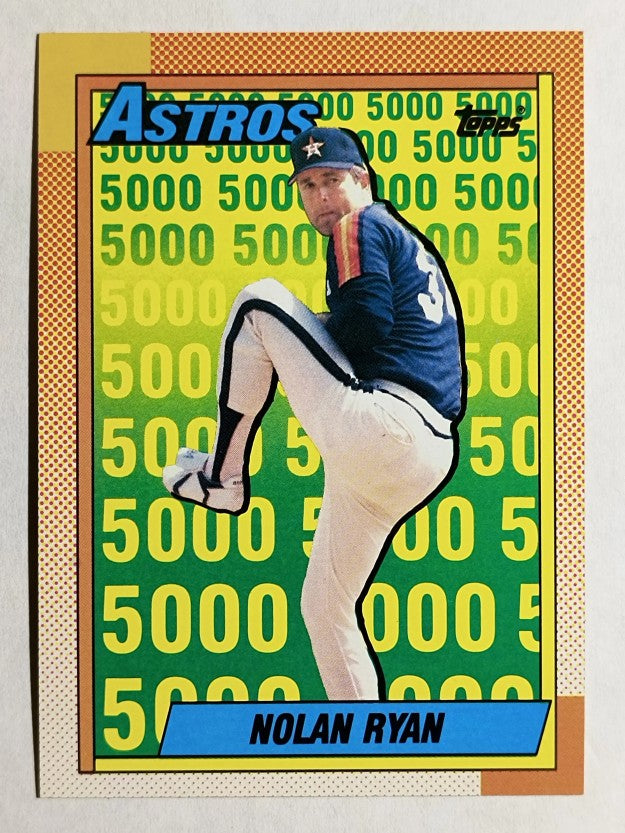 1990 Topps #4 Nolan Ryan Astros