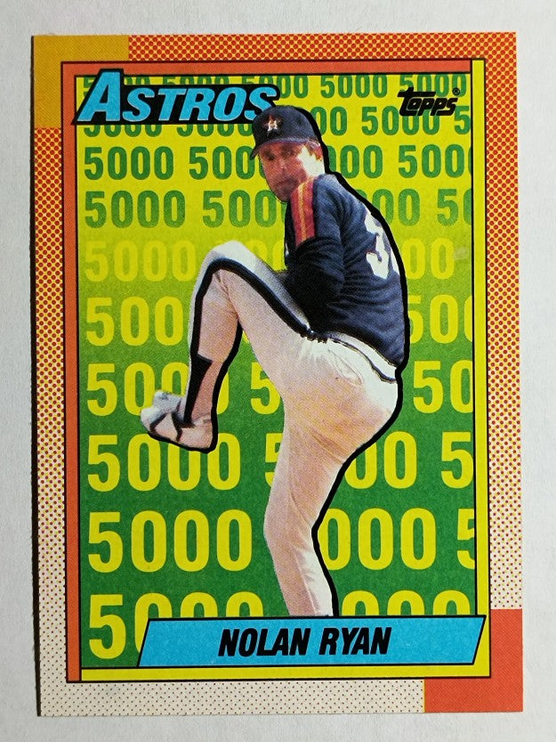 1990 Topps #4 Nolan Ryan Astros