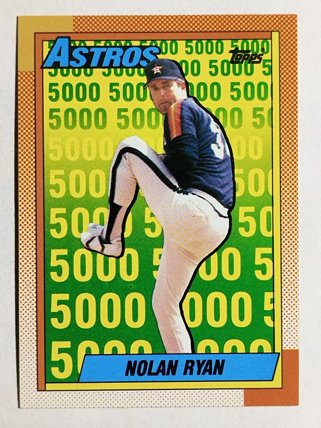 1990 Topps #4 Nolan Ryan Astros