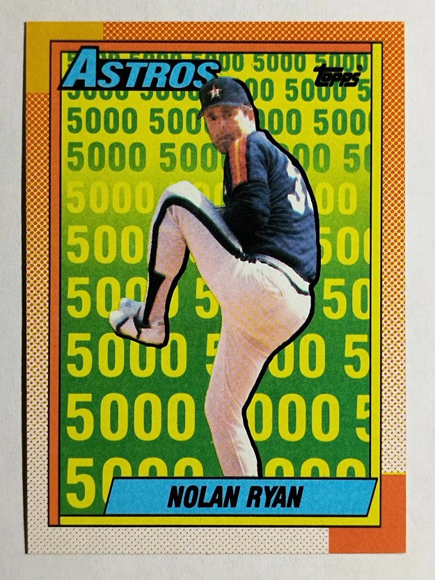 1990 Topps #4 Nolan Ryan Astros