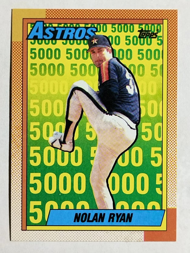 1990 Topps #4 Nolan Ryan Astros