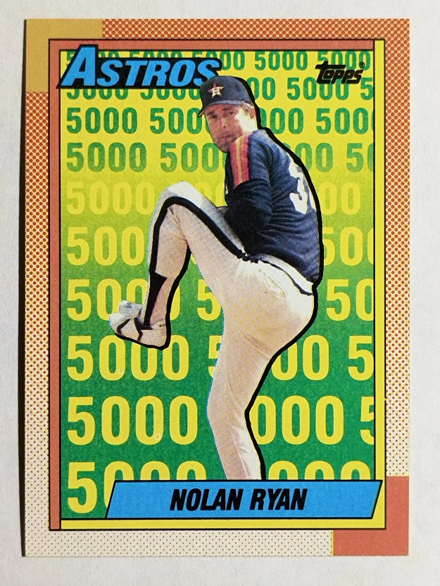1990 Topps #4 Nolan Ryan Astros