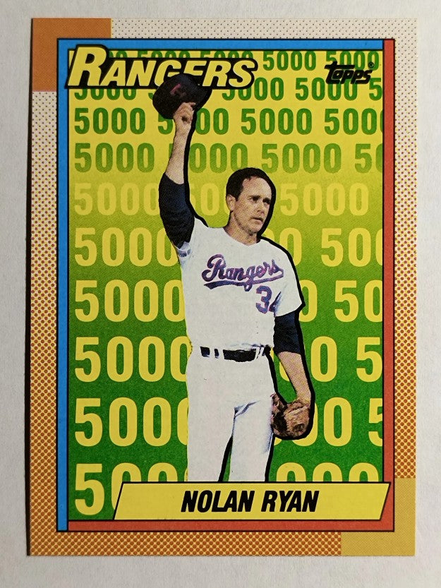 1990 Topps #5 Nolan Ryan Rangers