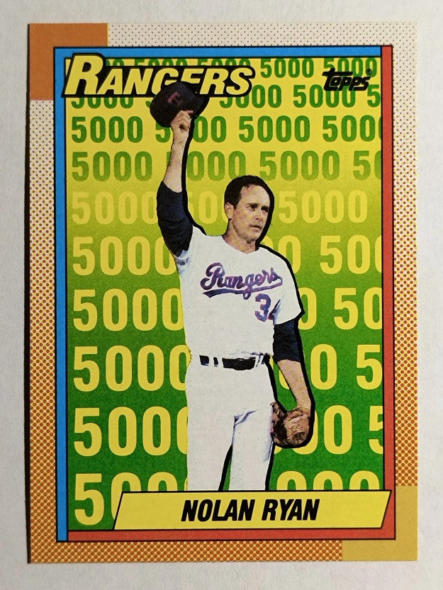 1990 Topps #5 Nolan Ryan Rangers