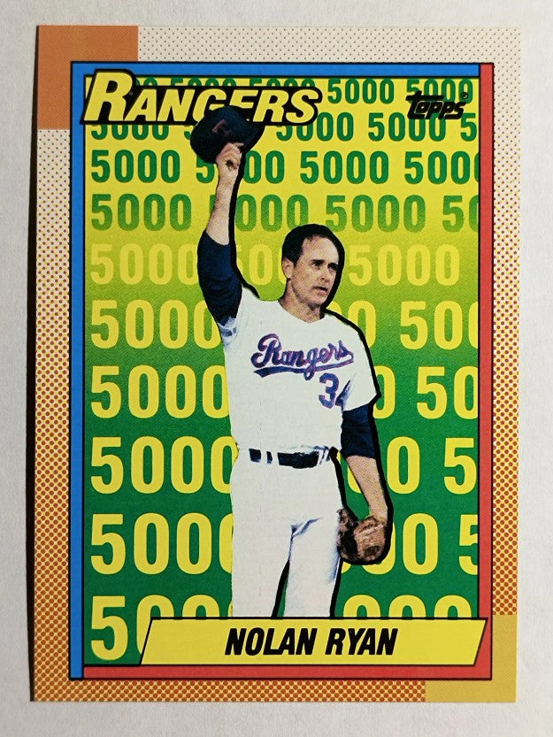 1990 Topps #5 Nolan Ryan Rangers