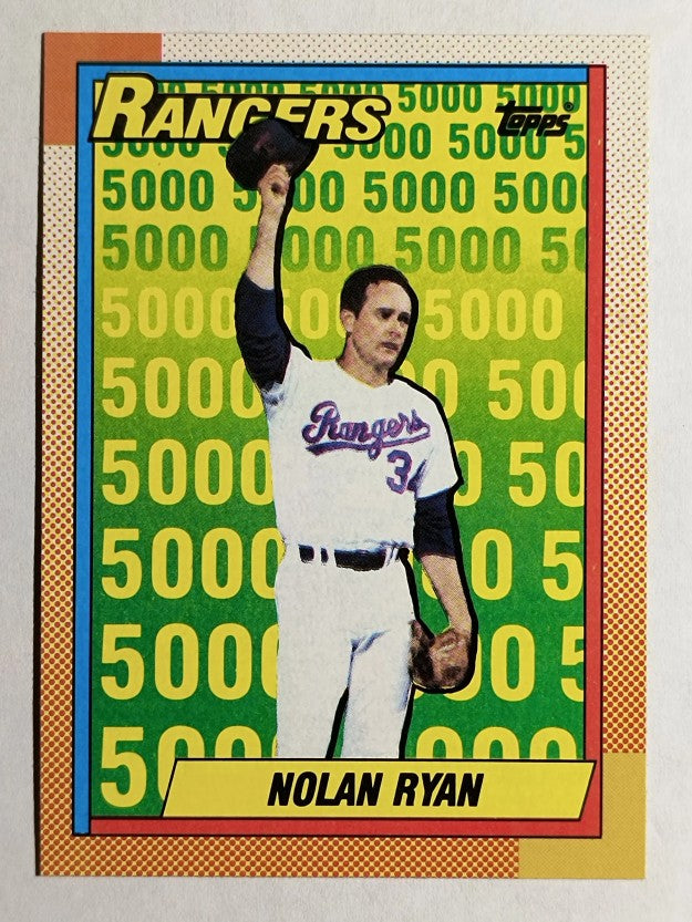 1990 Topps #5 Nolan Ryan Rangers