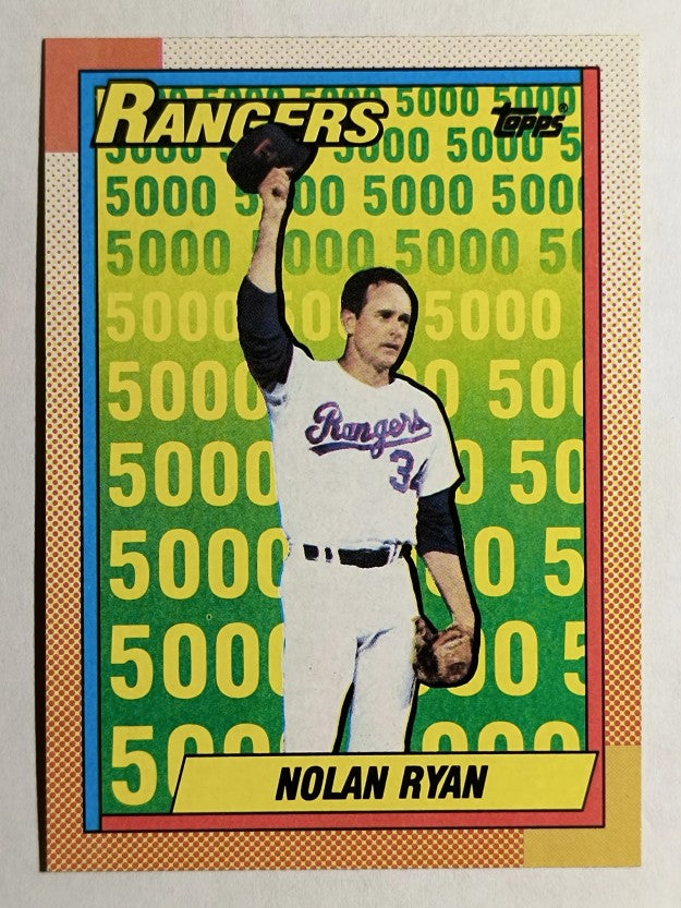1990 Topps #5 Nolan Ryan Rangers