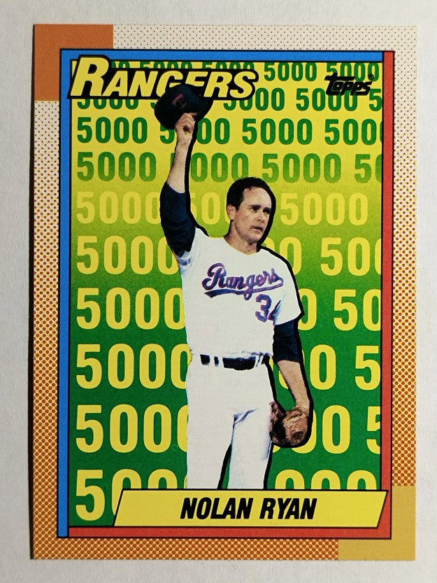 1990 Topps #5 Nolan Ryan Rangers
