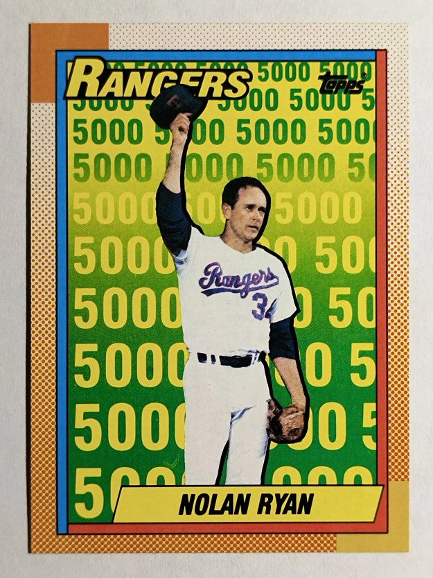 1990 Topps #5 Nolan Ryan Rangers