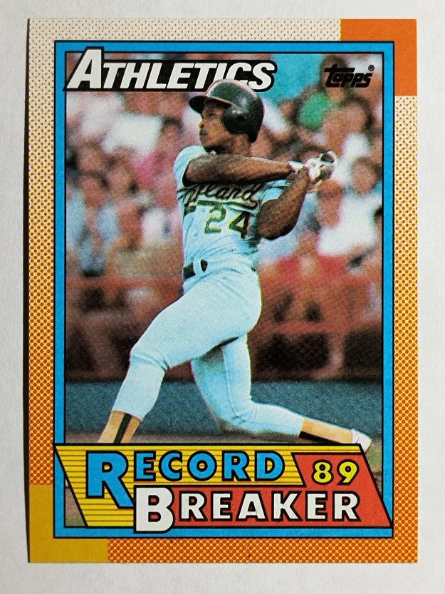 1990 Topps #7 Rickey Henderson RB