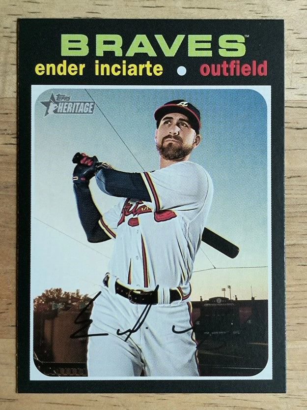 2020 Topps Heritage #33 Ender Inciarte