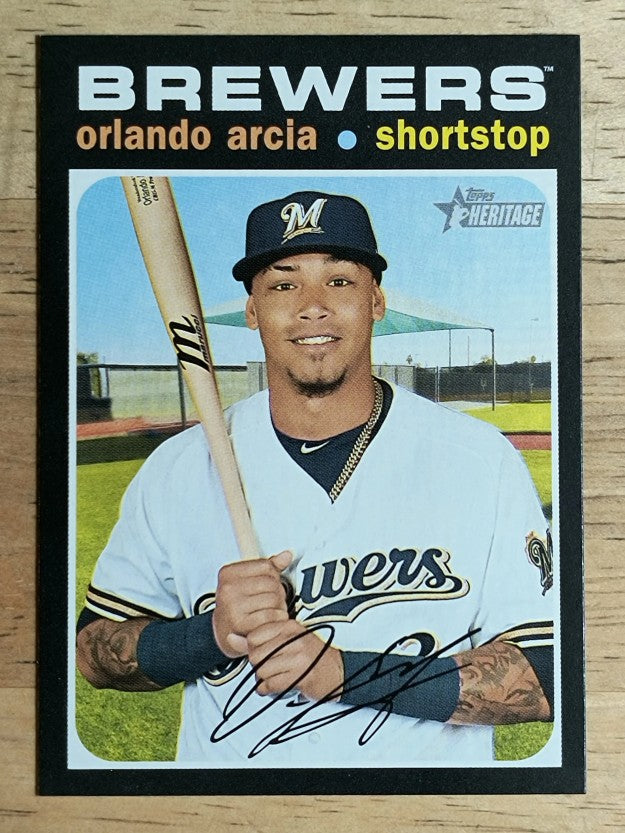 2020 Topps Heritage #34 Orlando Arcia