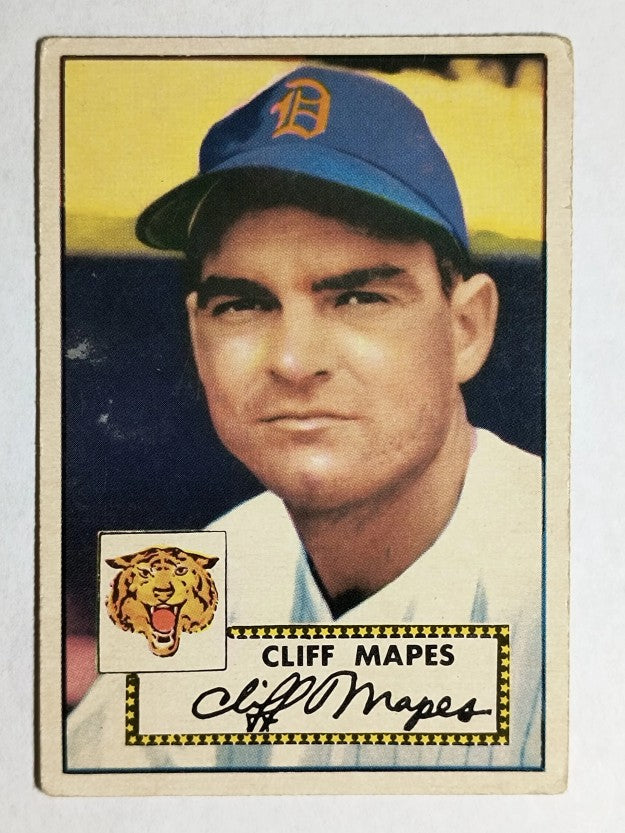 1952 Topps #103 Cliff Mapes (VG)