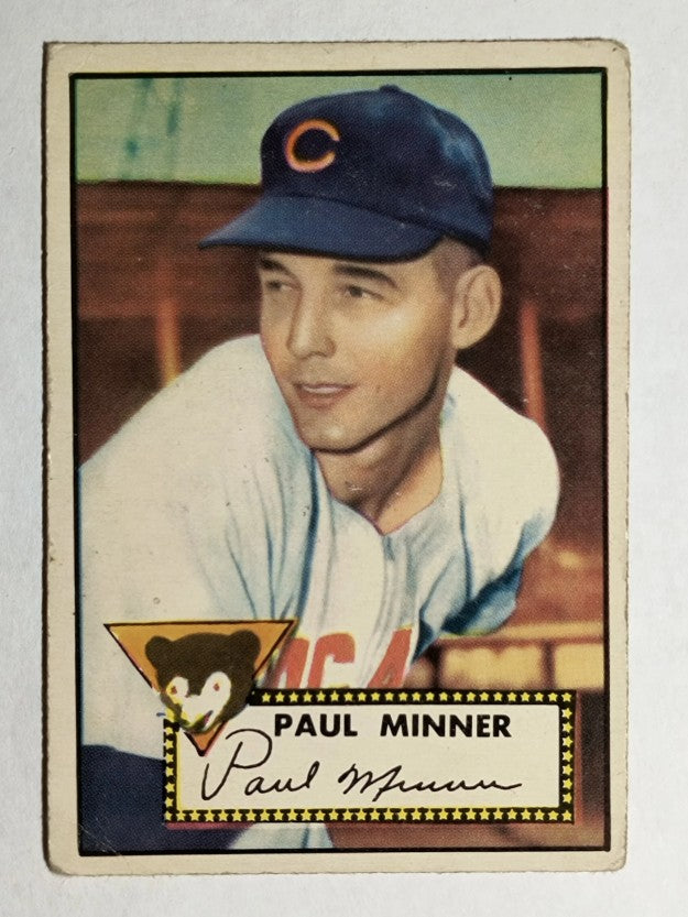 1952 Topps #127 Paul Minner RC (VG)